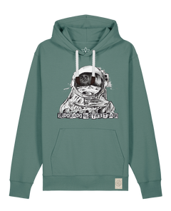 bio-unisex-medium fit-hoodie-weightless-stsu177-blautanne-weiße kordel-front