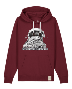 bio-unisex-medium fit-hoodie-weightless-stsu177-burgunder rot-weiße kordel-front