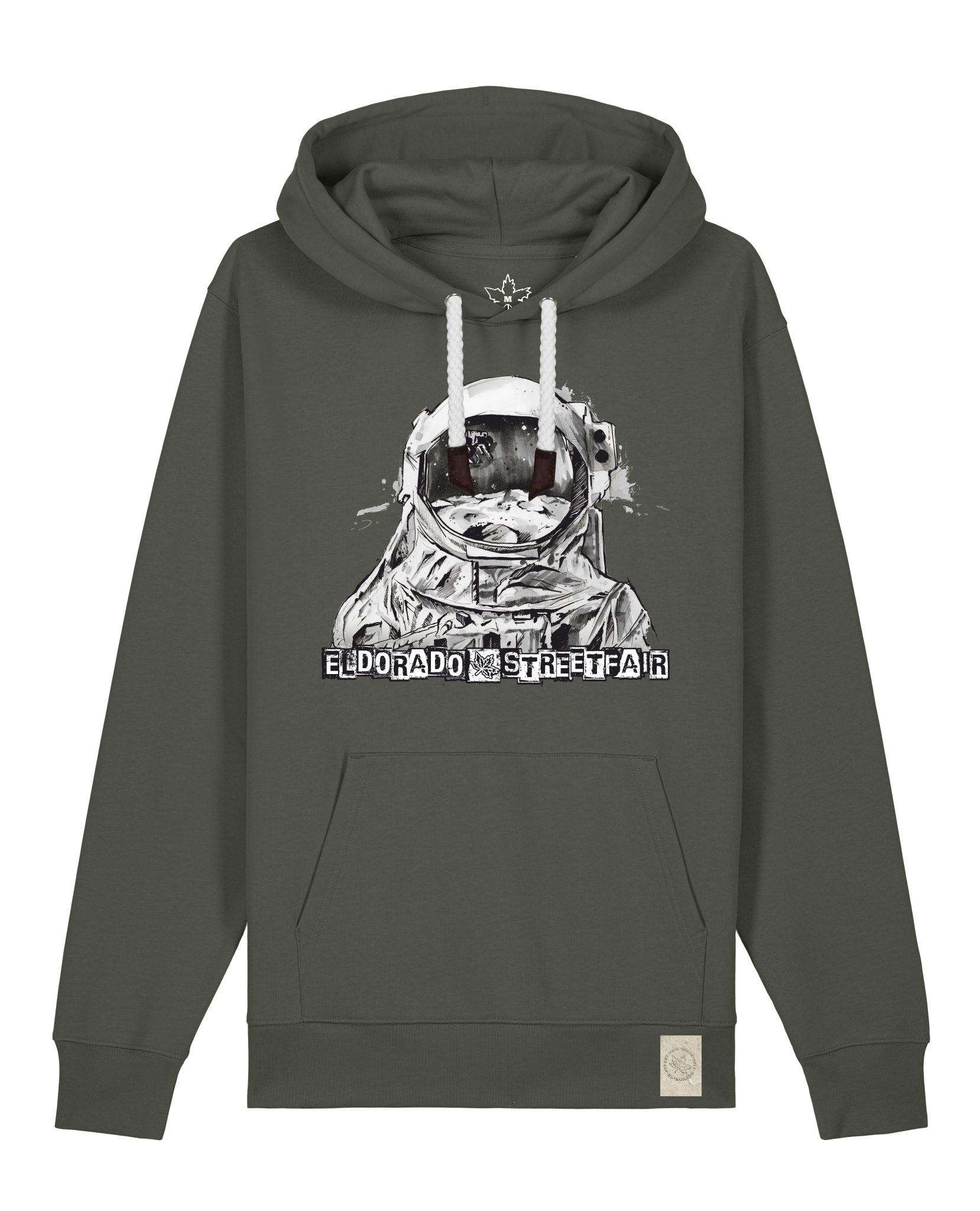 bio-unisex-medium fit-hoodie-weightless-stsu177-grunkohl-weiße kordel-front