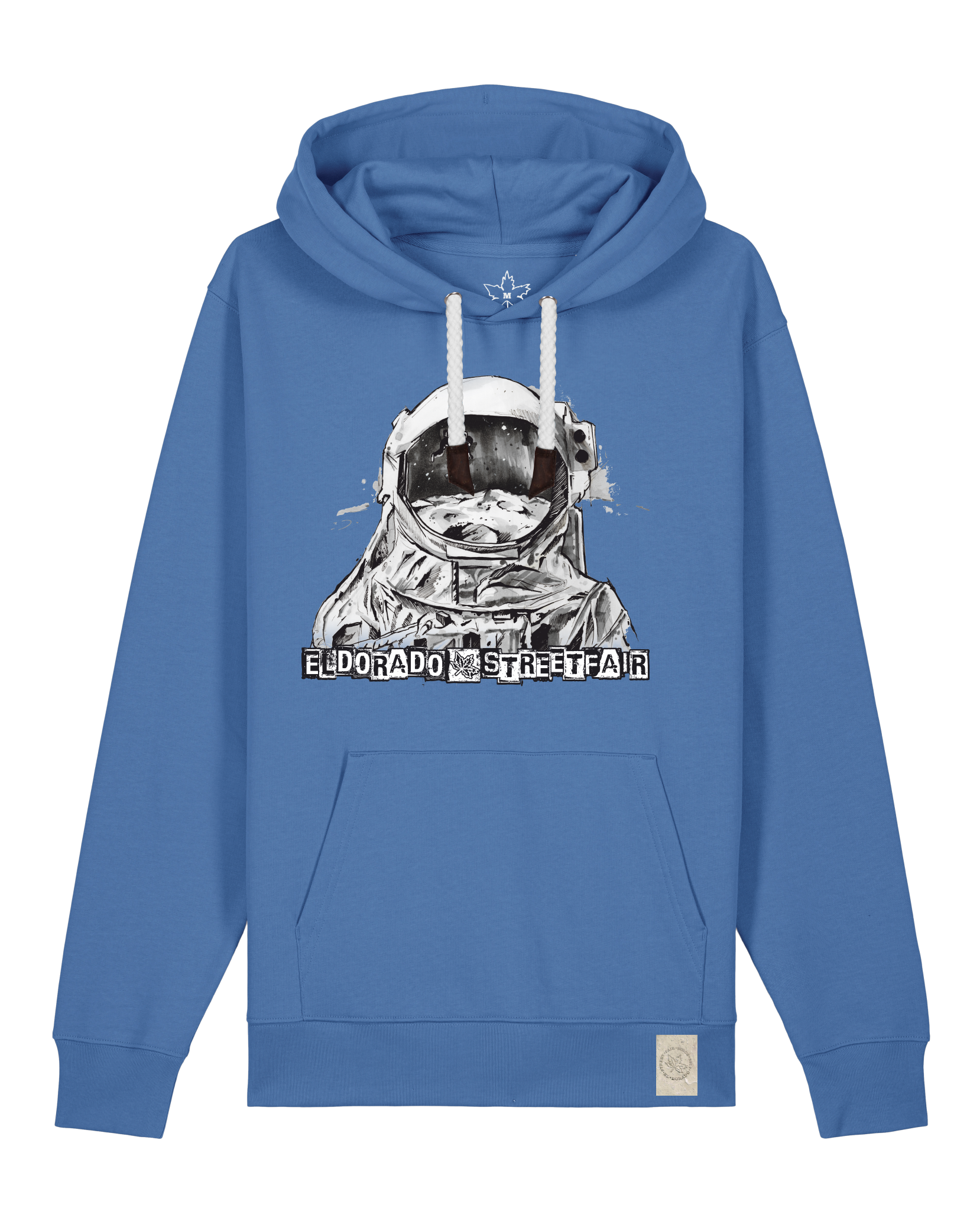 bio-unisex-medium fit-hoodie-weightless-stsu177-hortensie-weiße kordel-front