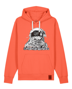 bio-unisex-medium fit-hoodie-weightless-stsu177-mandarine-weiße kordel-front