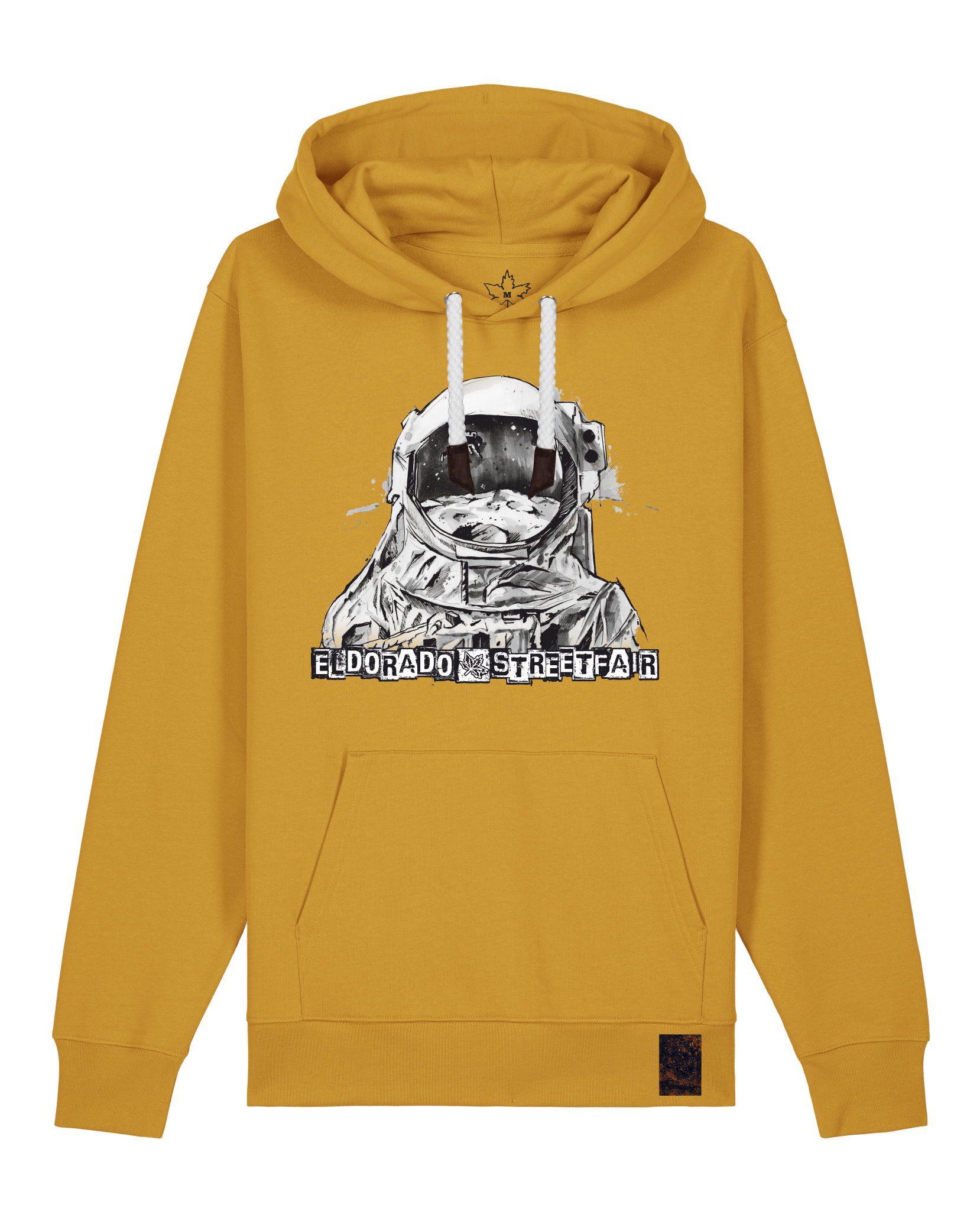 bio-unisex-medium fit-hoodie-weightless-stsu177-senf-weiße kordel-front