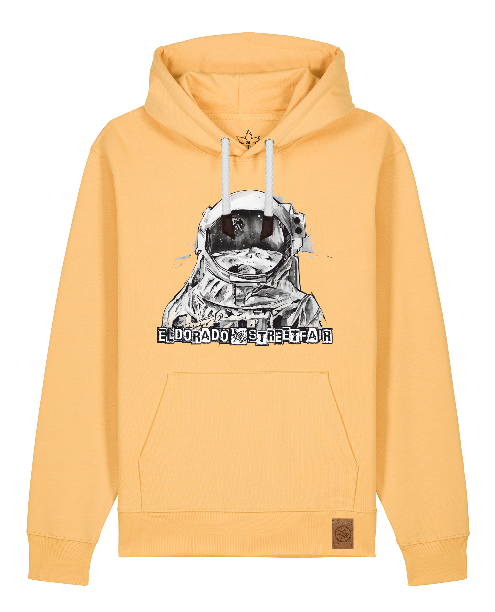 bio-unisex-medium fit-hoodie-weightless-stsu177-senfkorn-weiße kordel-front