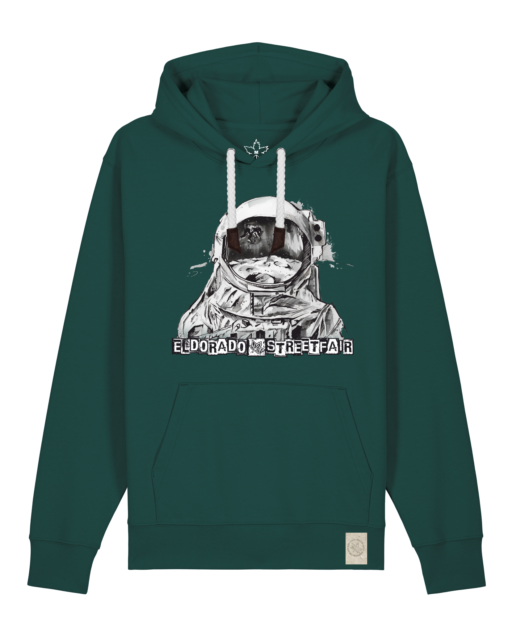 bio-unisex-medium fit-hoodie-weightless-stsu177-spirulina-weiße kordel-front