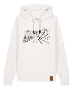 bio-unisex-medium fit-hoodie-winterland-stsu177-bio ei-weiße kordel-front