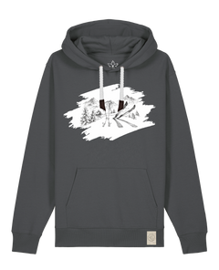 bio-unisex-medium fit-hoodie-winterland-stsu177-eisen-weiße kordel-front