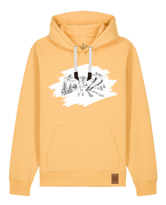 bio-unisex-medium fit-hoodie-winterland-stsu177-senfkorn-weiße kordel-front