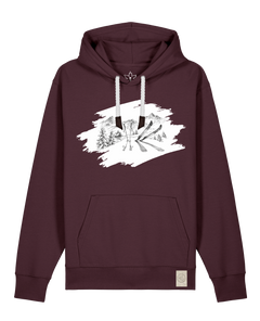 bio-unisex-medium fit-hoodie-winterland-stsu177-zartbitter-weiße kordel-front