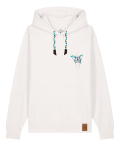 bio-unisex-medium fit-hoodie-witchout words (backprint)-stsu177-bio ei-blaue kordel-front