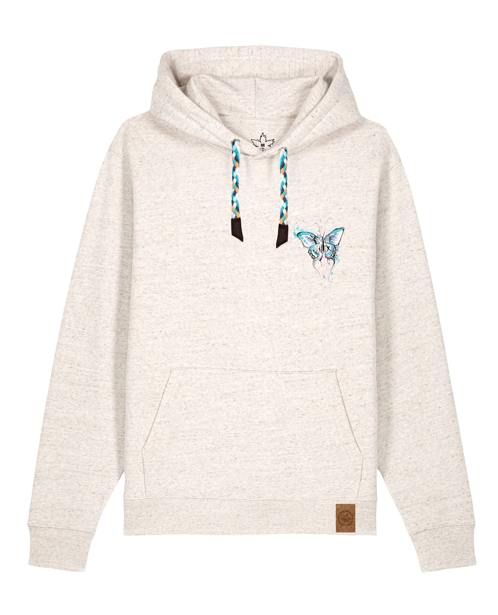 bio-unisex-medium fit-hoodie-witchout words (backprint)-stsu177-elbsandstein-blaue kordel-front