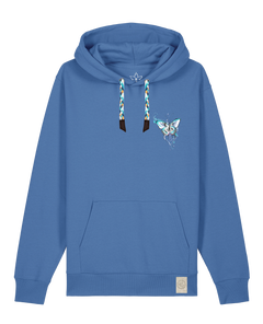 bio-unisex-medium fit-hoodie-witchout words (backprint)-stsu177-hortensie-blaue kordel-front