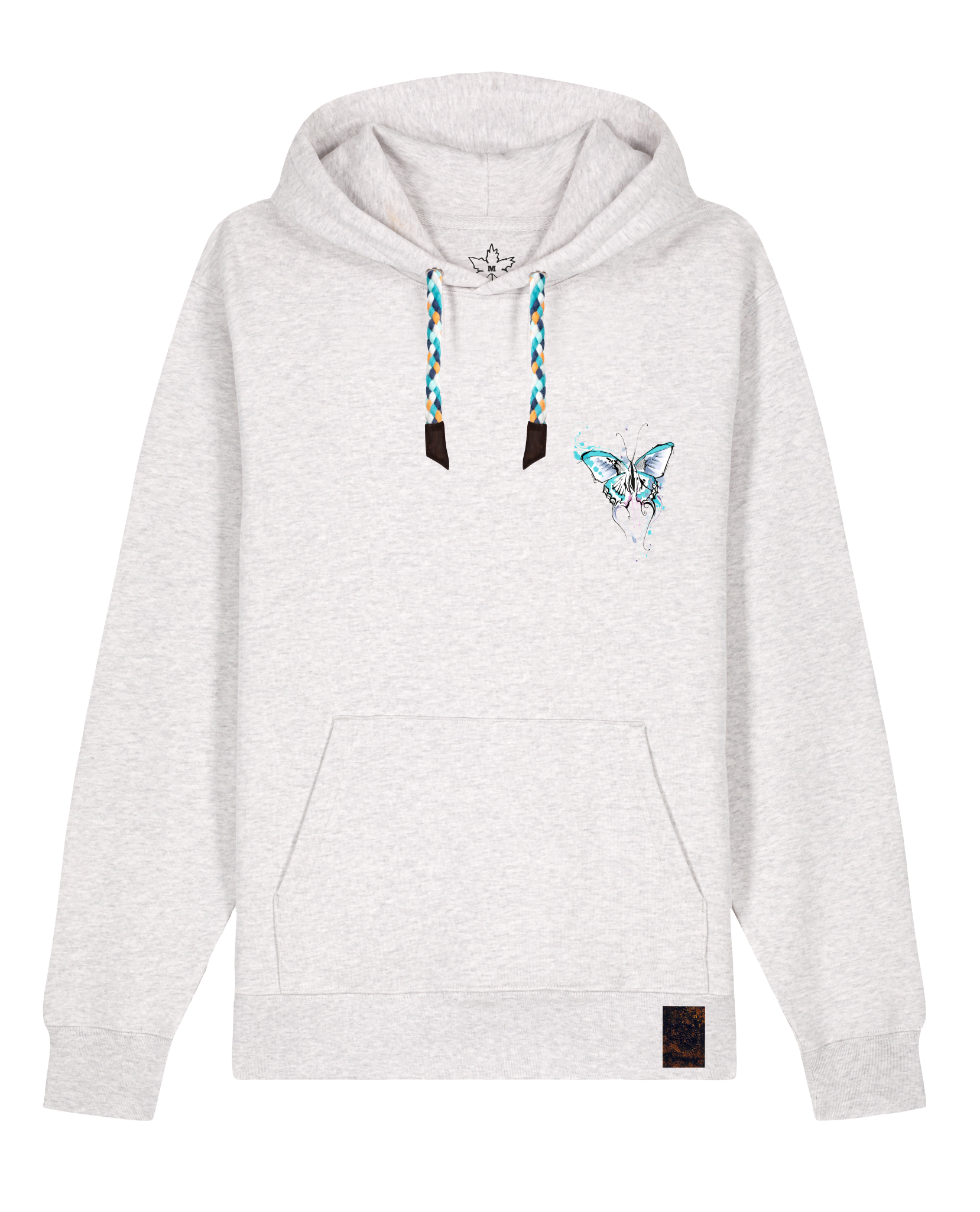 bio-unisex-medium fit-hoodie-witchout words (backprint)-stsu177-rennmaus-blaue kordel-front