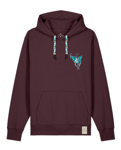 bio-unisex-medium fit-hoodie-witchout words (backprint)-stsu177-zartbitter-blaue kordel-front