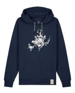 bio-unisex-medium fit-hoodie-zauberfrosch-stsu177-marine-sw kordel-front