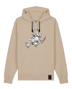 bio-unisex-medium fit-hoodie-zauberfrosch-stsu177-treibsand-sw kordel-front