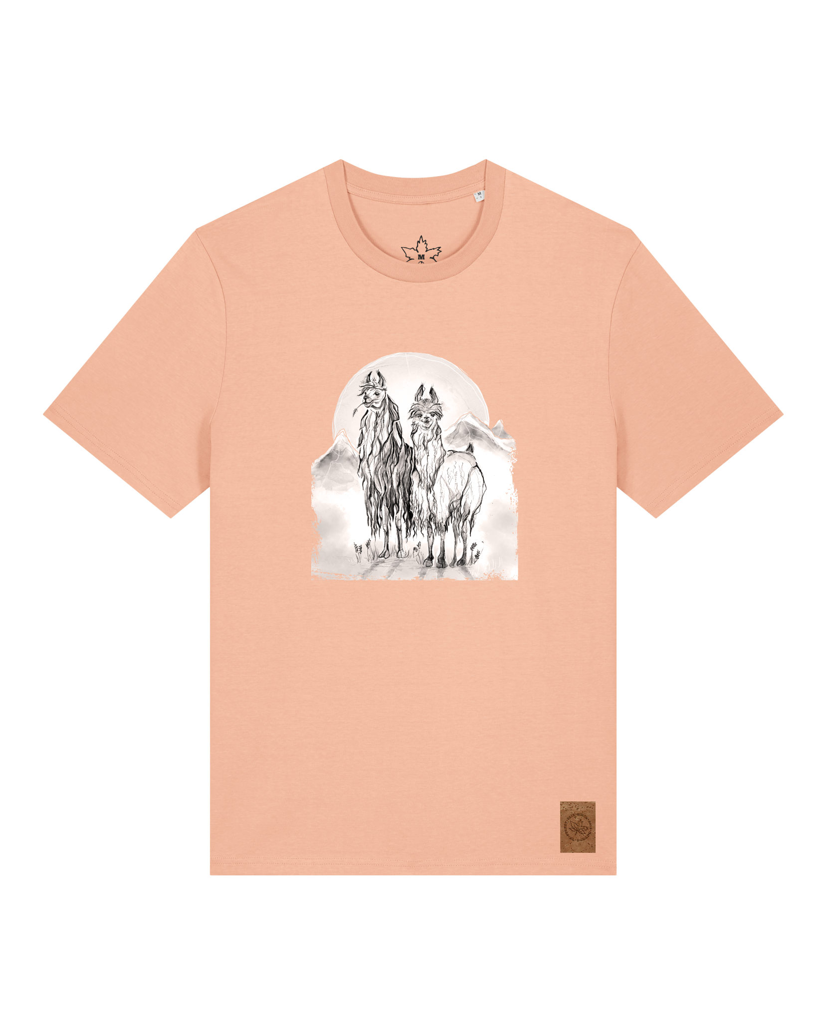 bio-unisex-medium fit-tshirt-alpaka-sttu169-agyptische keramik-front