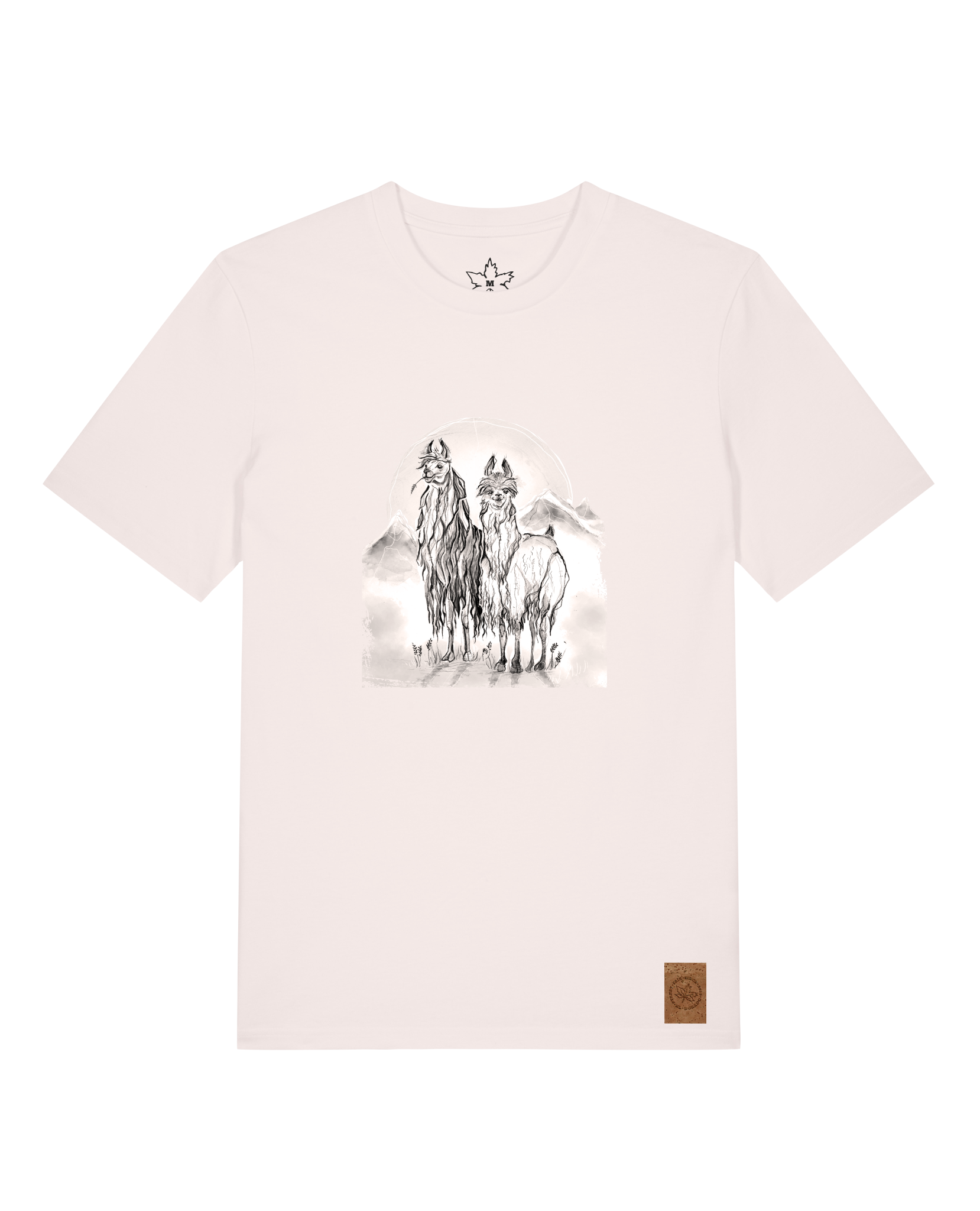 bio-unisex-medium fit-tshirt-alpaka-sttu169-baumwollblute-front