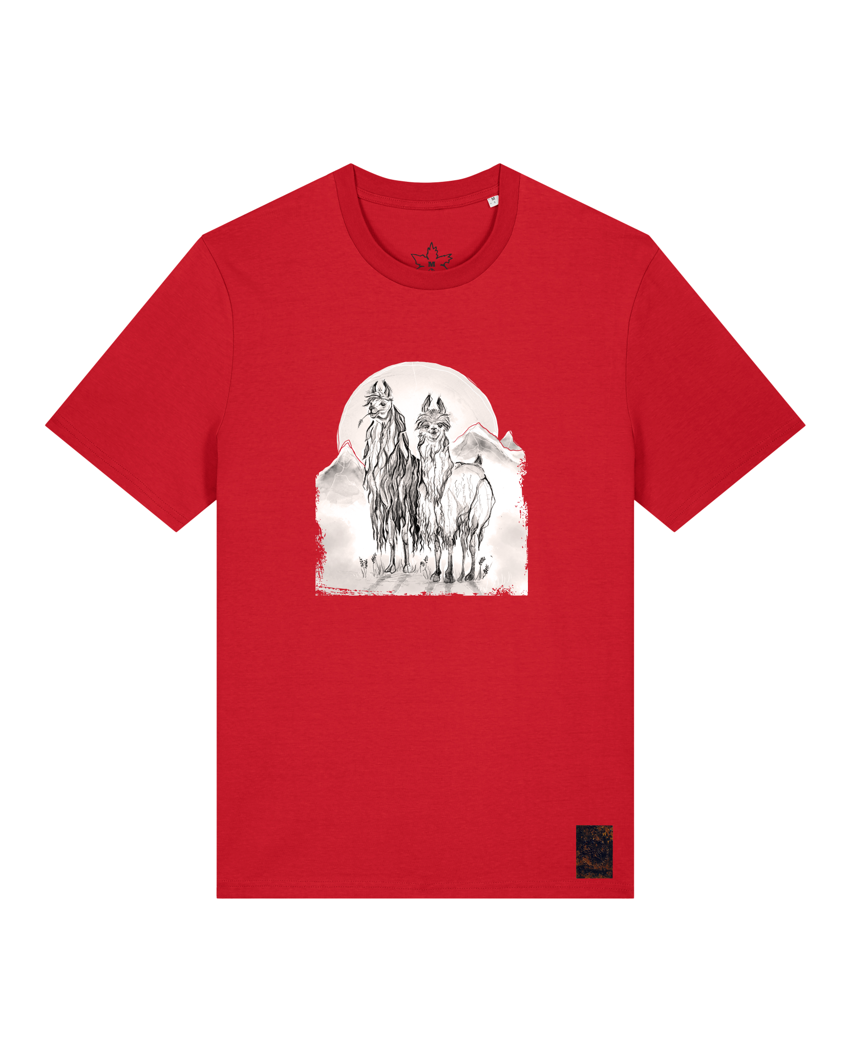 bio-unisex-medium fit-tshirt-alpaka-sttu169-erdbeere-front