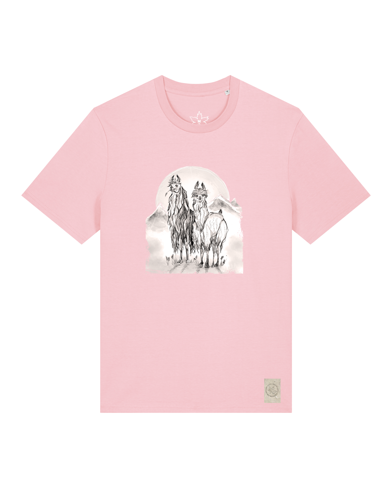 bio-unisex-medium fit-tshirt-alpaka-sttu169-flamingo-front