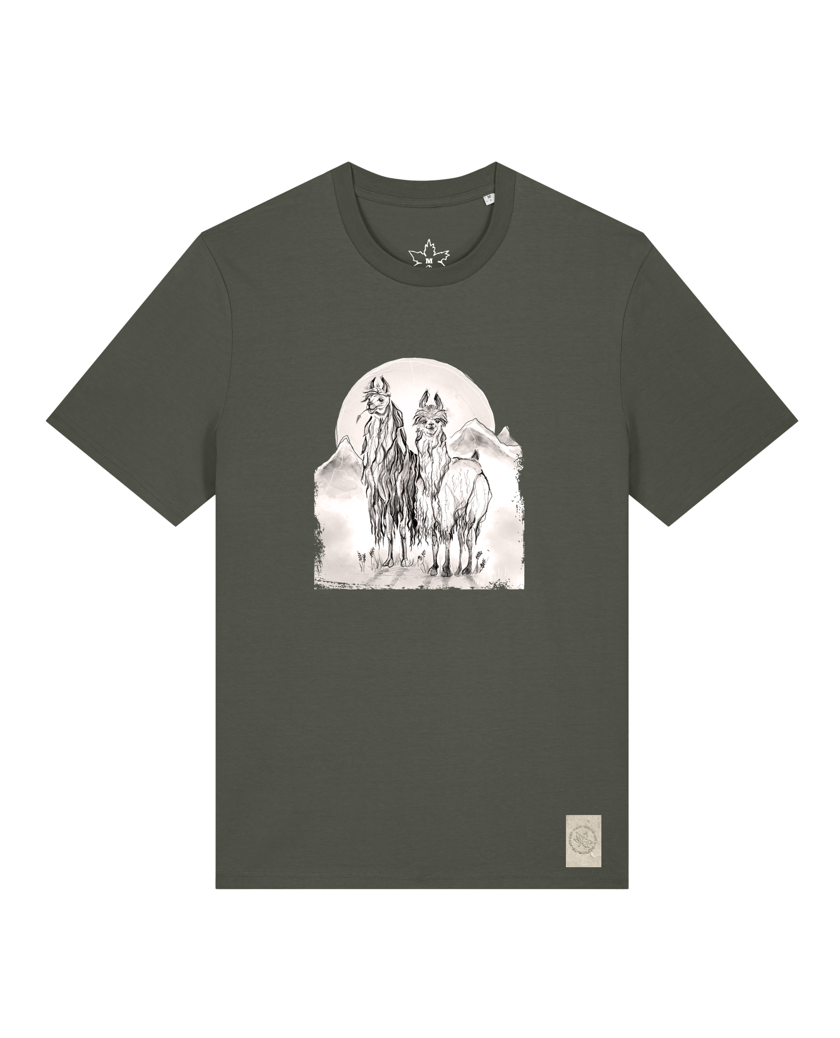 bio-unisex-medium fit-tshirt-alpaka-sttu169-grunkohl-front