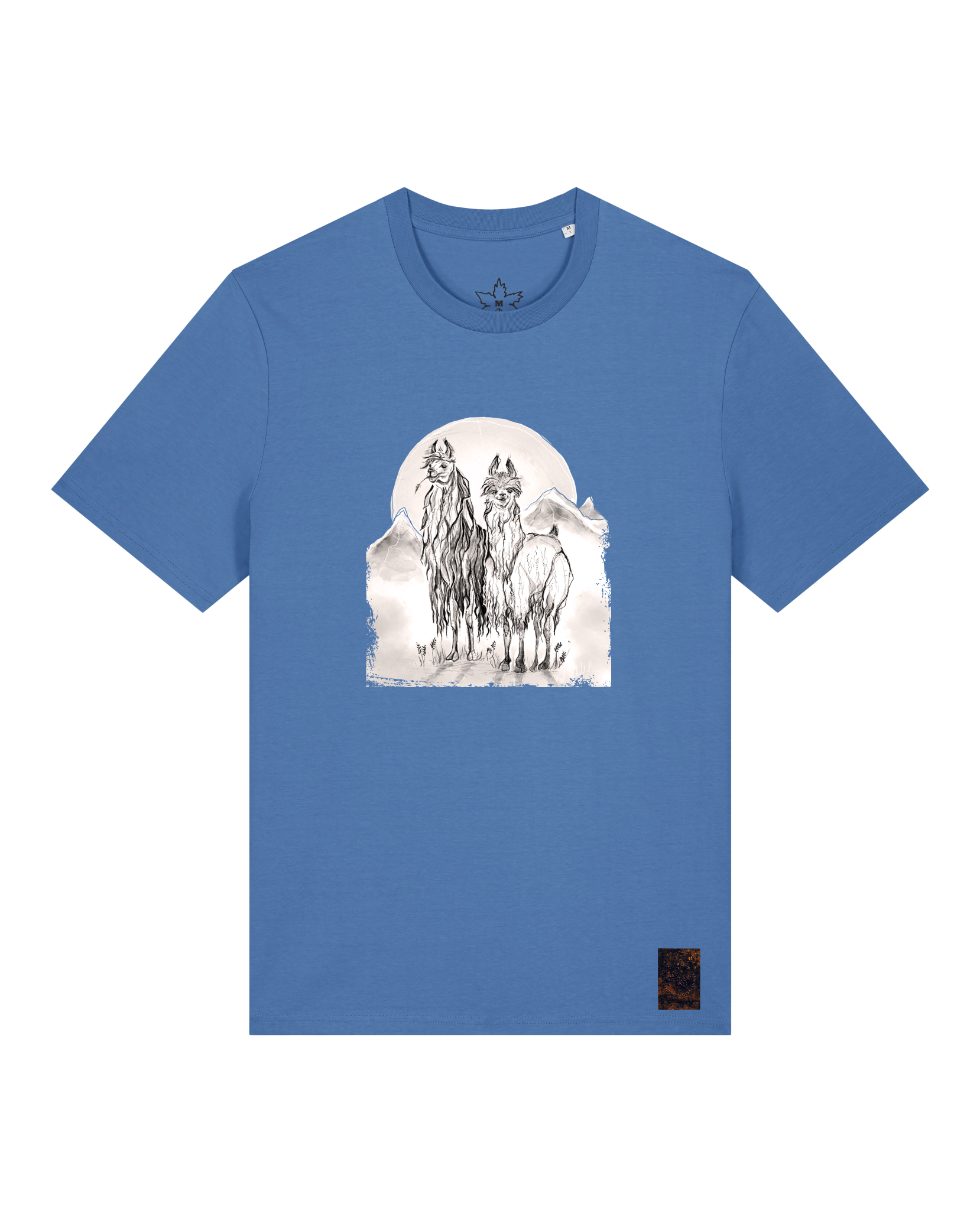 bio-unisex-medium fit-tshirt-alpaka-sttu169-hortensie-front