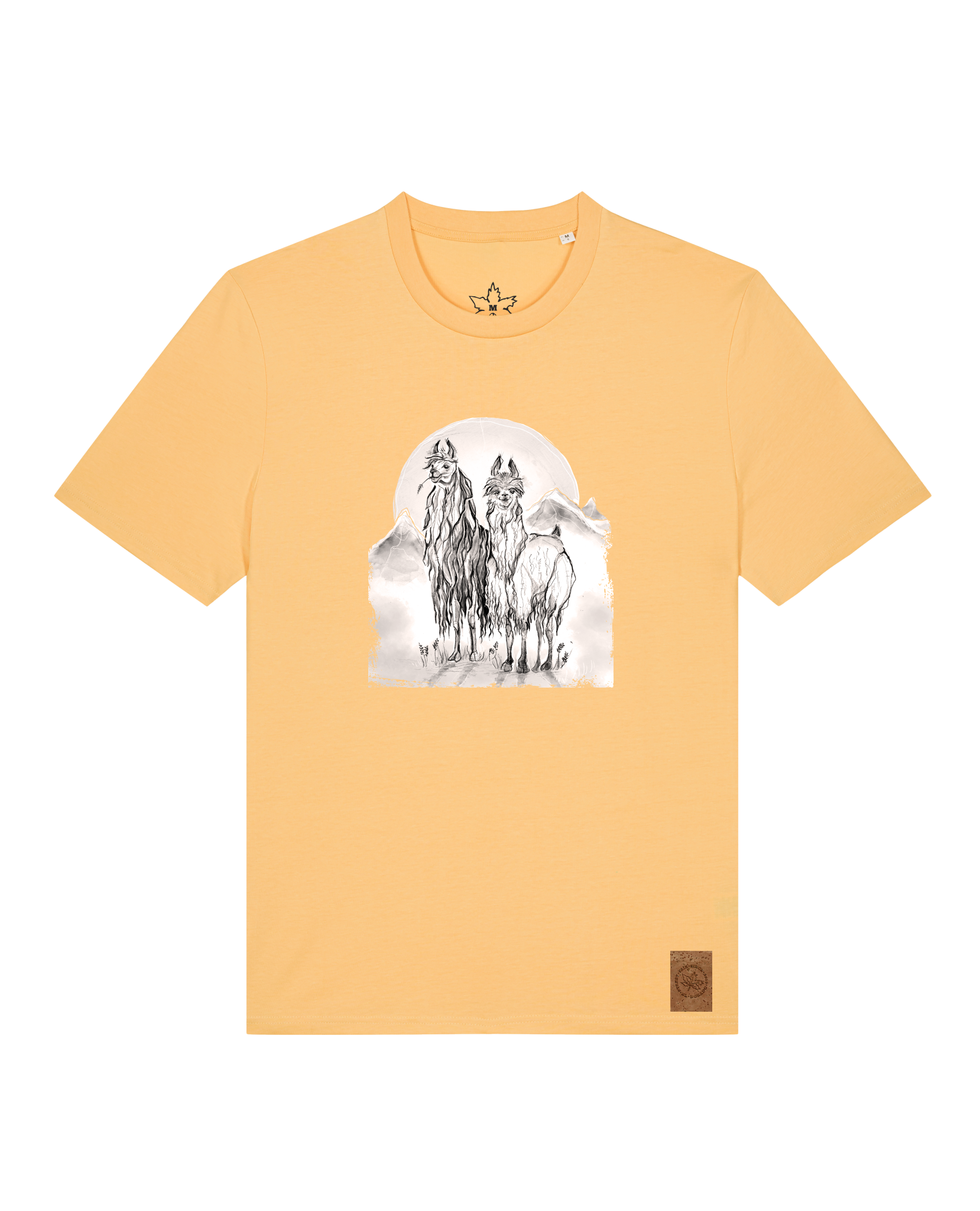 bio-unisex-medium fit-tshirt-alpaka-sttu169-senfkorn-front