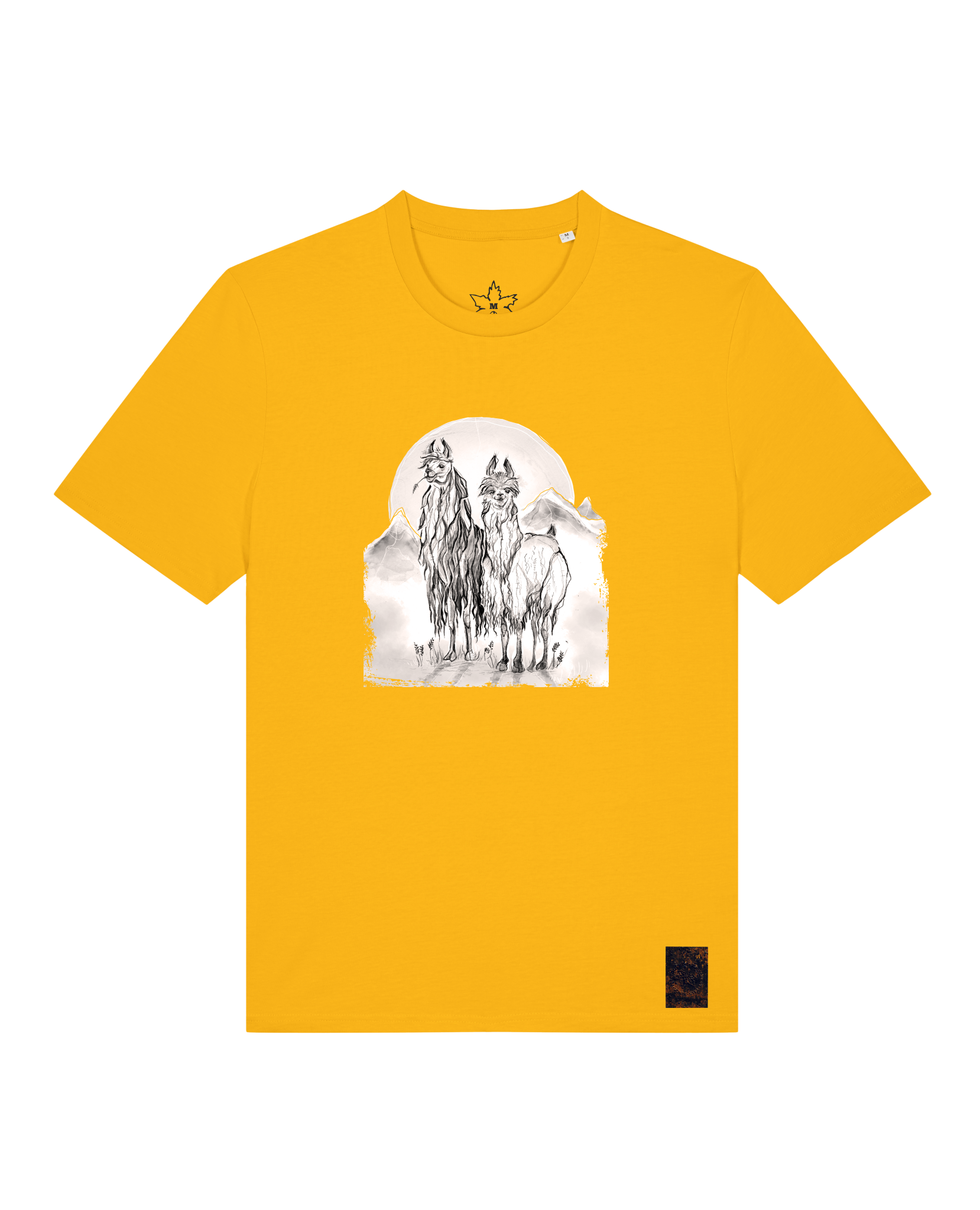 bio-unisex-medium fit-tshirt-alpaka-sttu169-sonnenblume-front