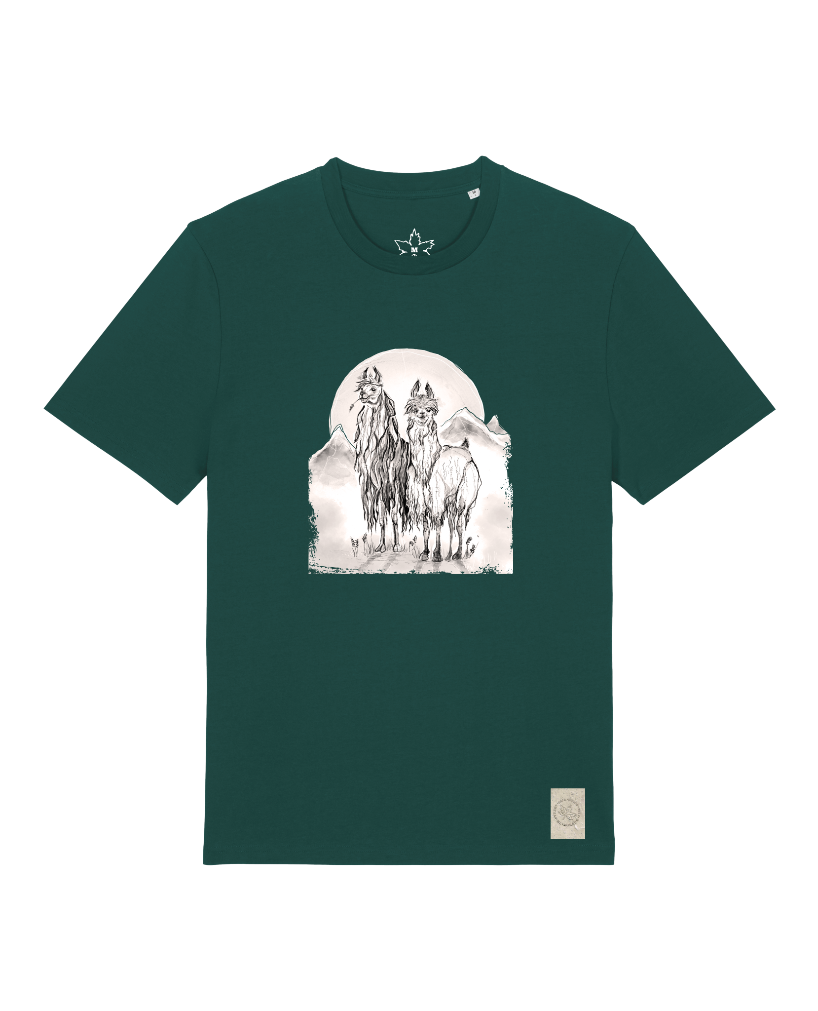 bio-unisex-medium fit-tshirt-alpaka-sttu169-spirulina-front