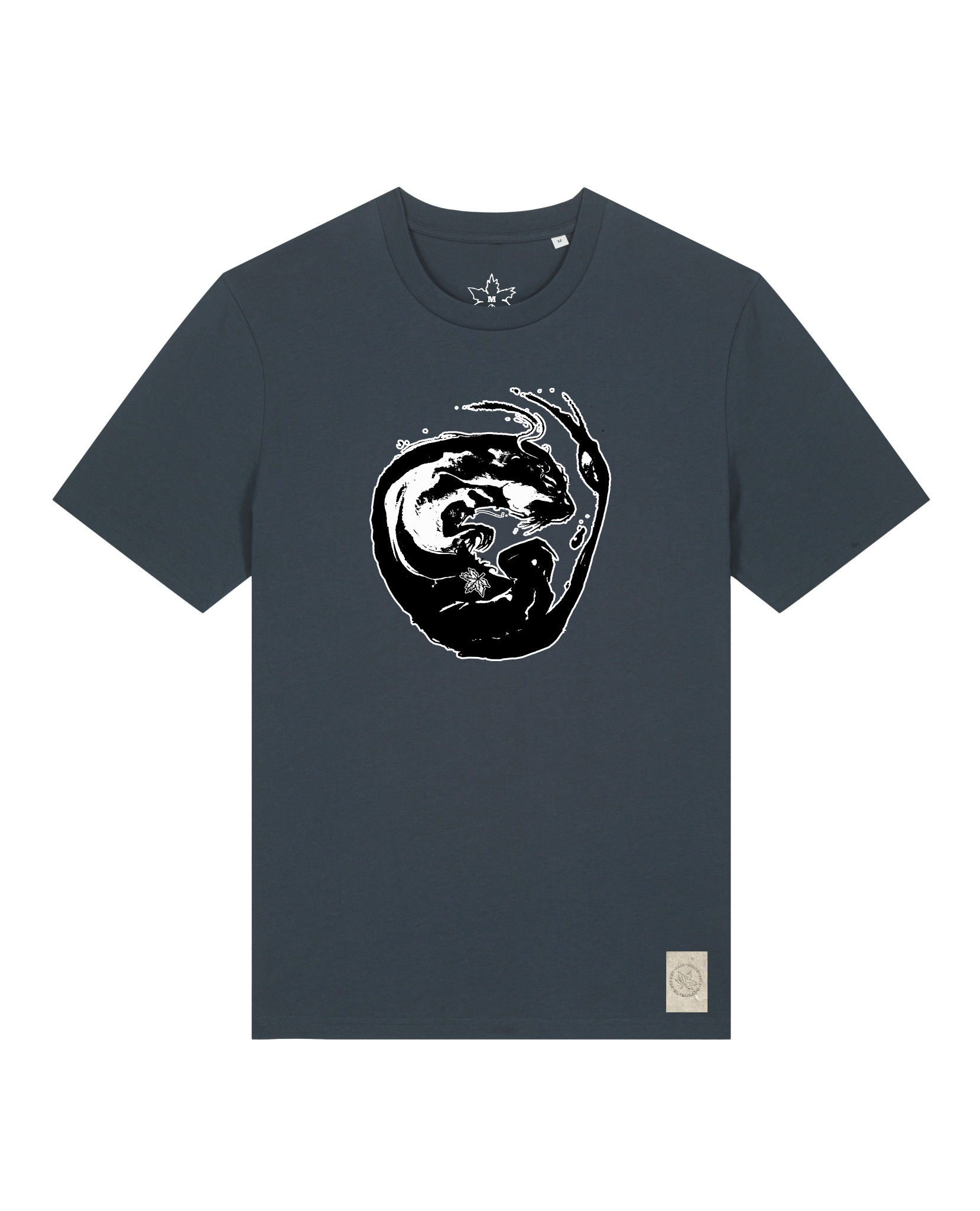 bio-unisex-medium fit-tshirt-alpha otter-sttu169-blaubeernacht-front