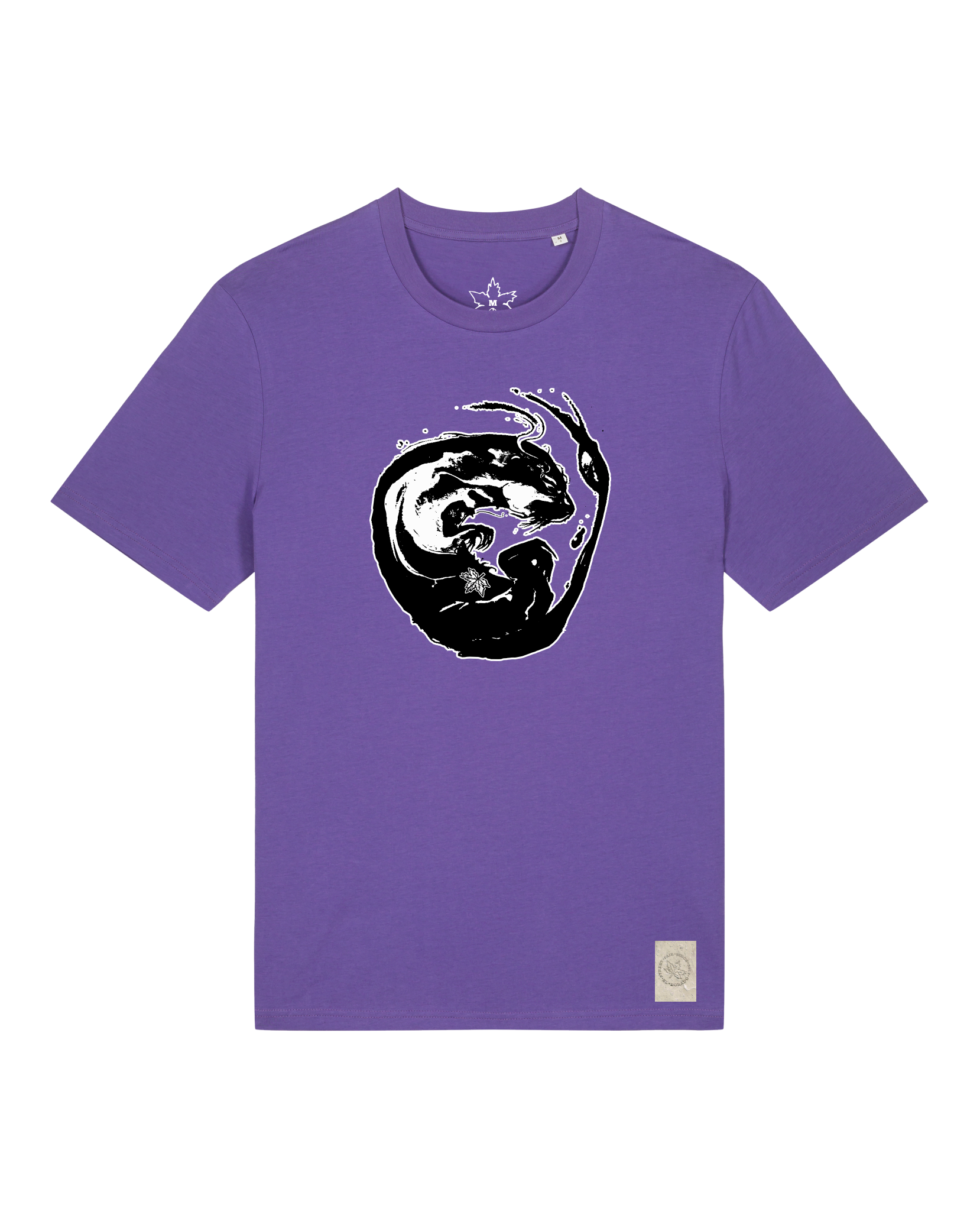 bio-unisex-medium fit-tshirt-alpha otter-sttu169-blaukraut-front