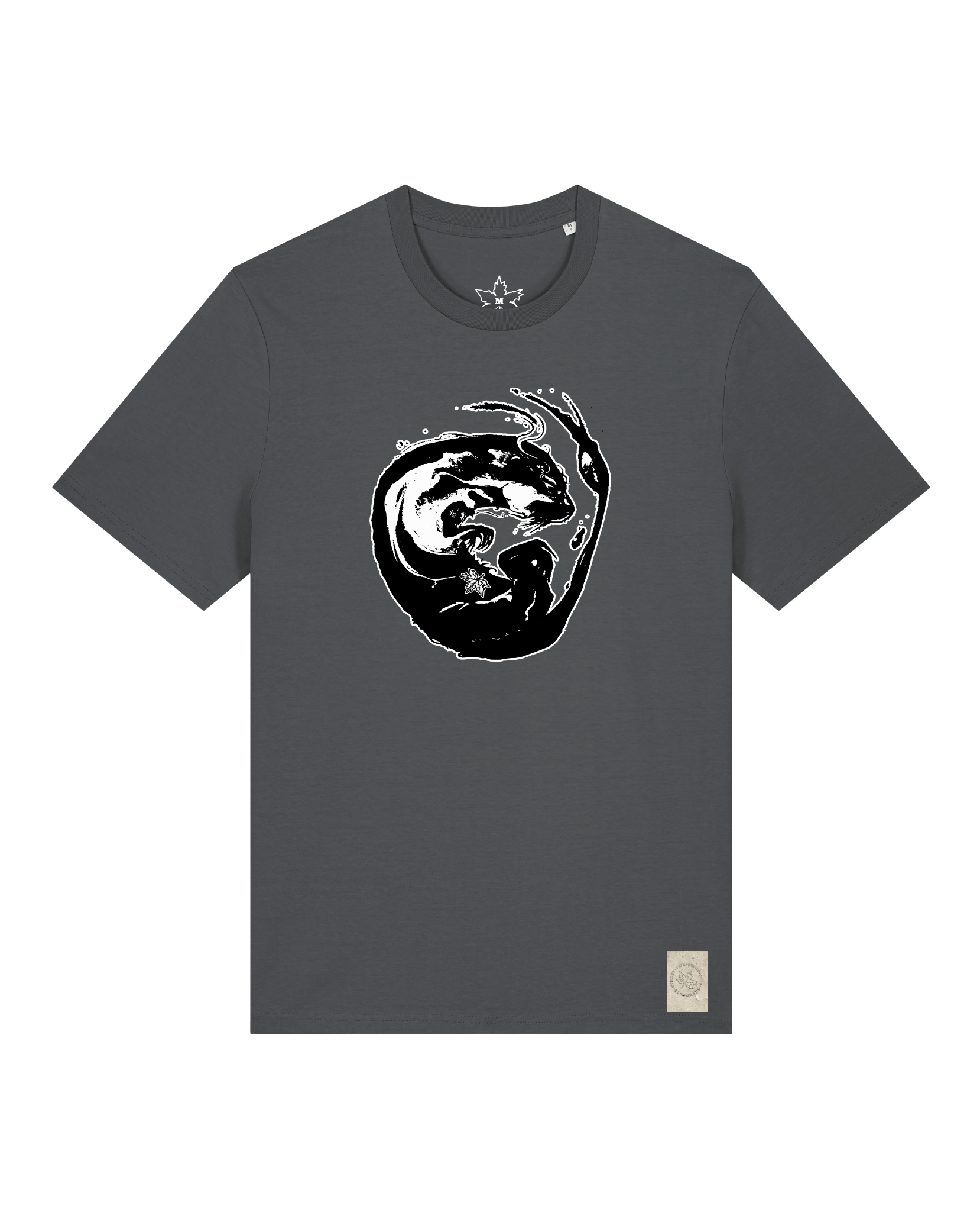 bio-unisex-medium fit-tshirt-alpha otter-sttu169-eisen-front