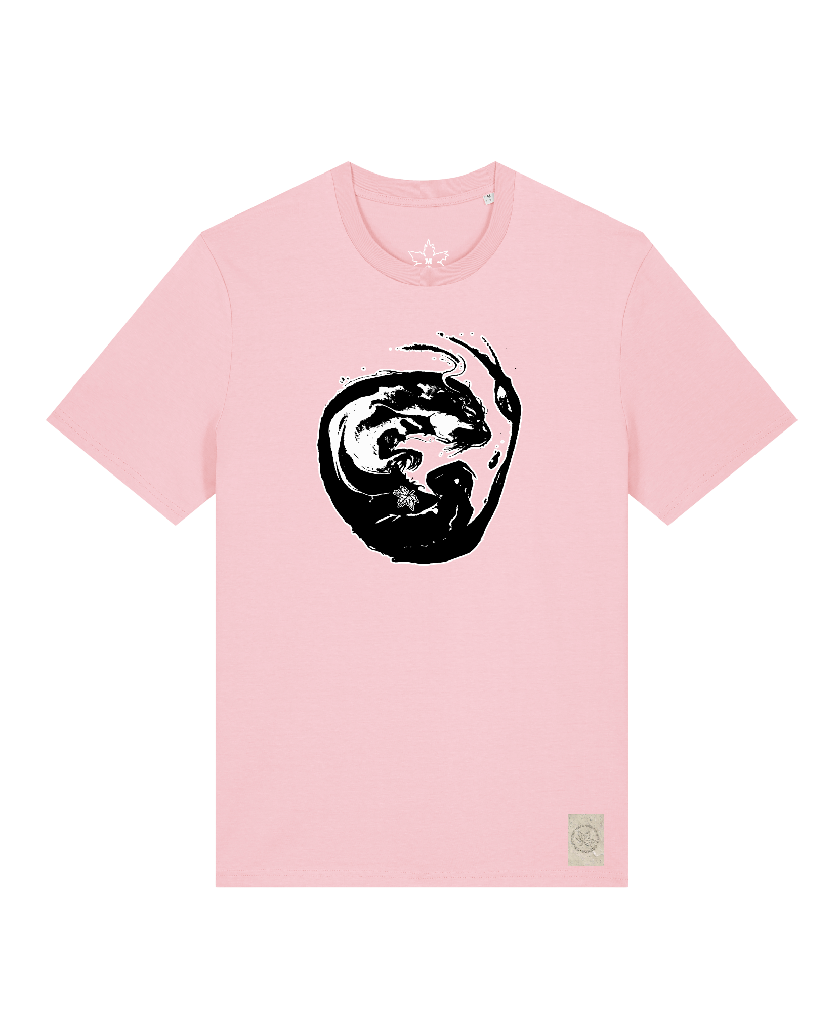 bio-unisex-medium fit-tshirt-alpha otter-sttu169-flamingo-front