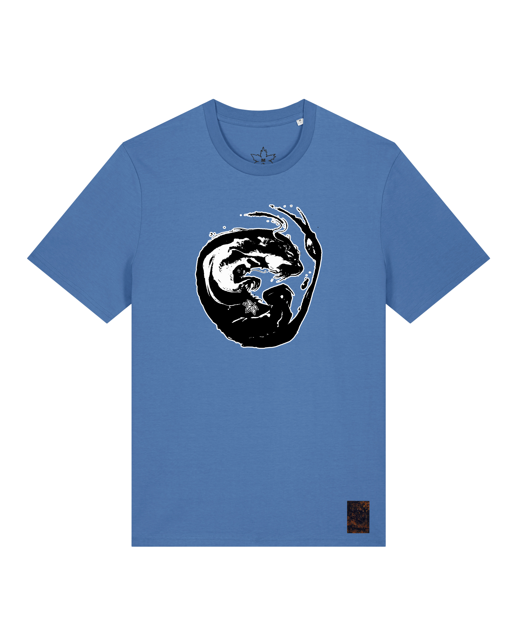 bio-unisex-medium fit-tshirt-alpha otter-sttu169-hortensie-front