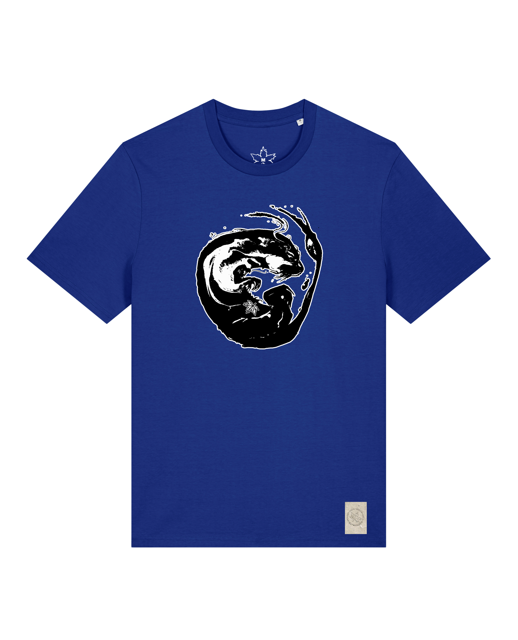 bio-unisex-medium fit-tshirt-alpha otter-sttu169-kornblume-front