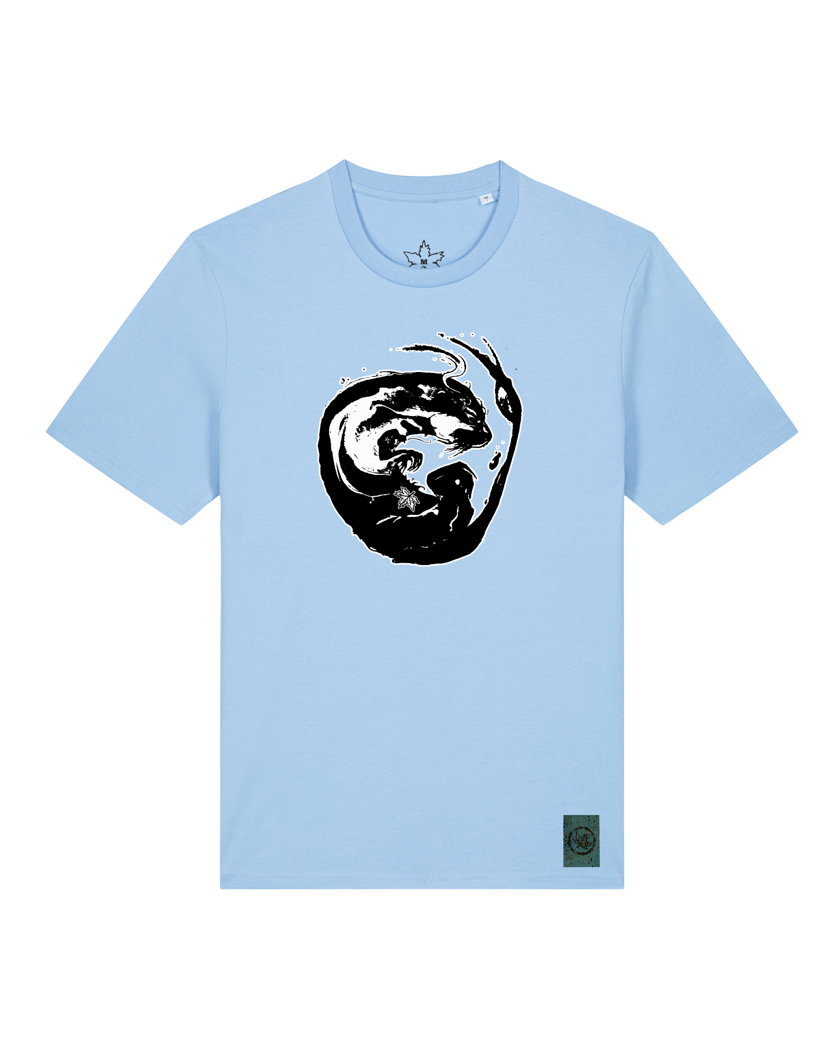 bio-unisex-medium fit-tshirt-alpha otter-sttu169-lagune-front