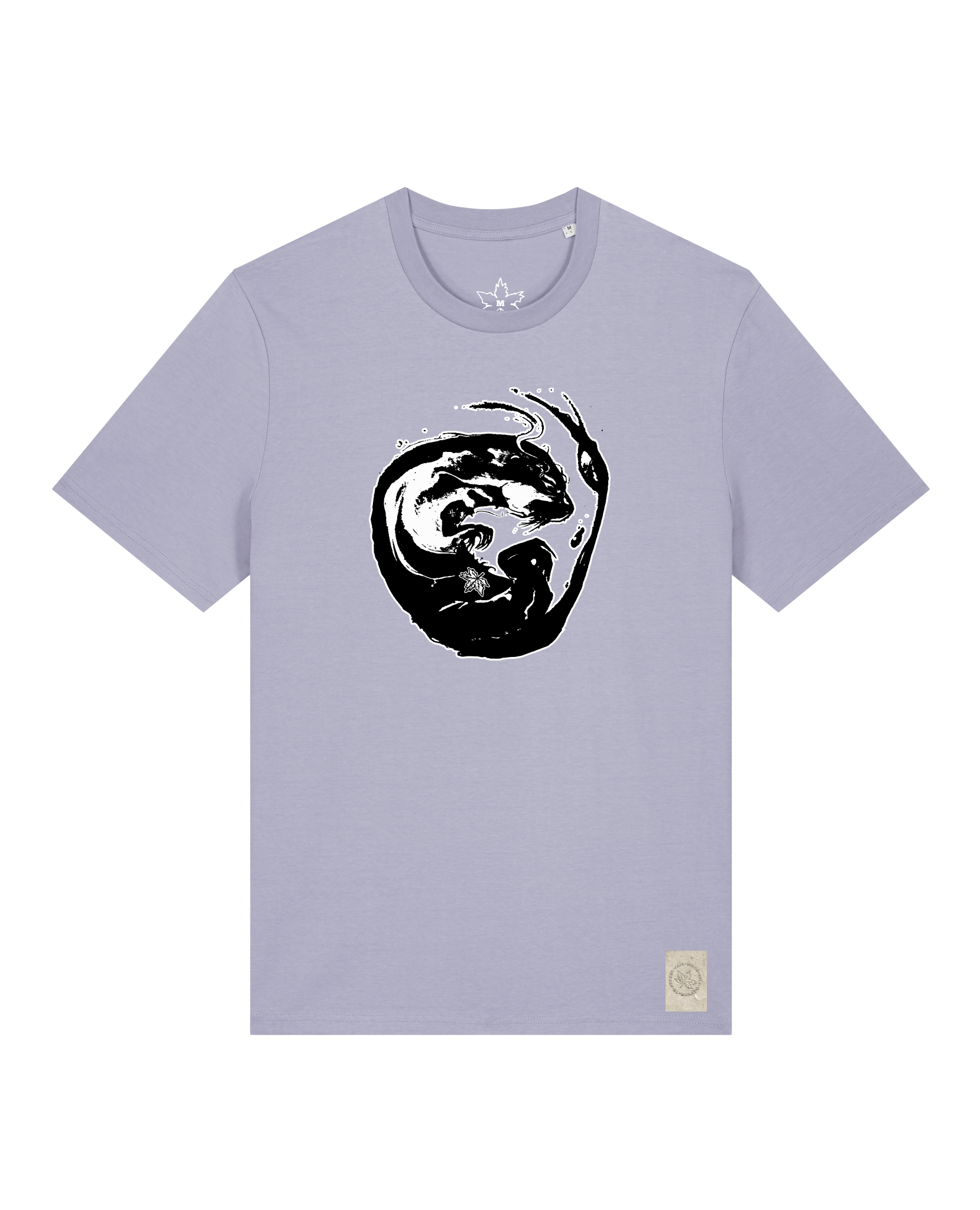 bio-unisex-medium fit-tshirt-alpha otter-sttu169-lavender-front