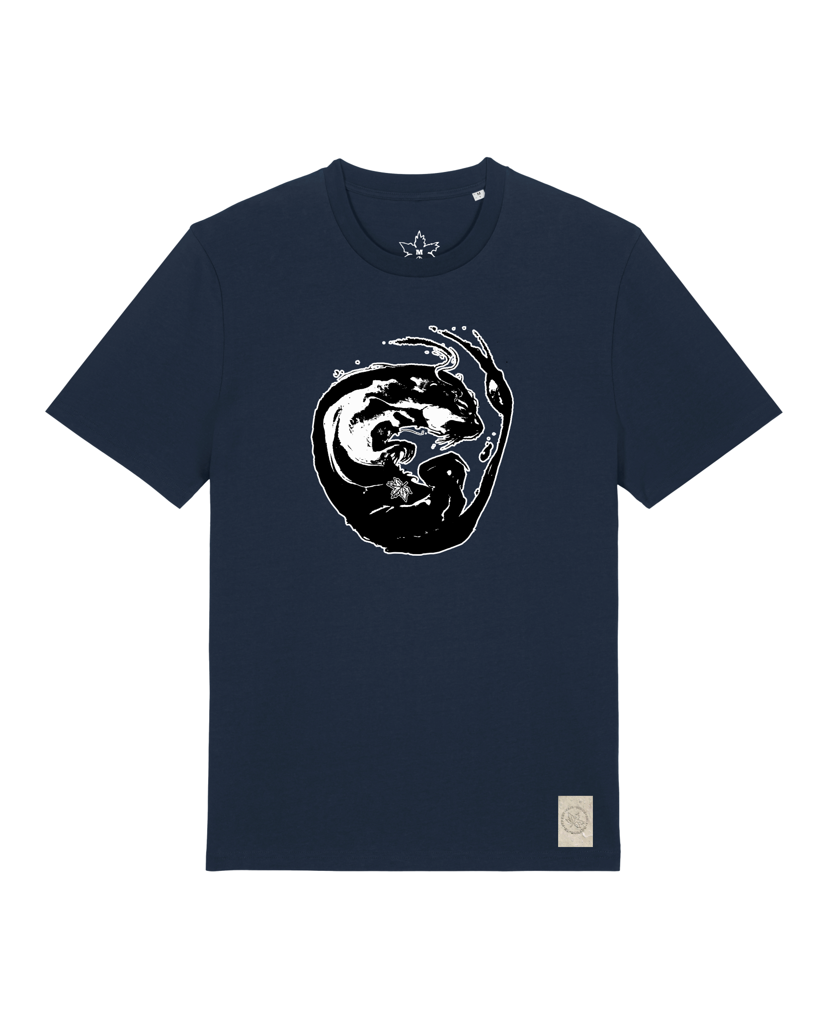 bio-unisex-medium fit-tshirt-alpha otter-sttu169-marine-front