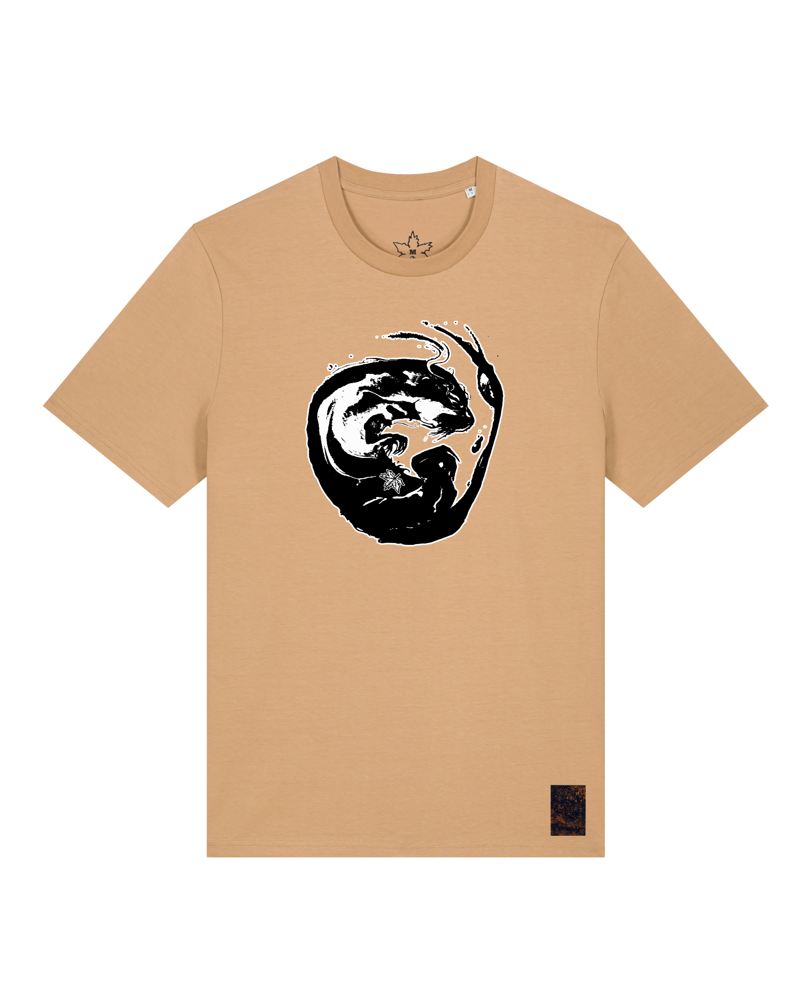 bio-unisex-medium fit-tshirt-alpha otter-sttu169-meersand-front