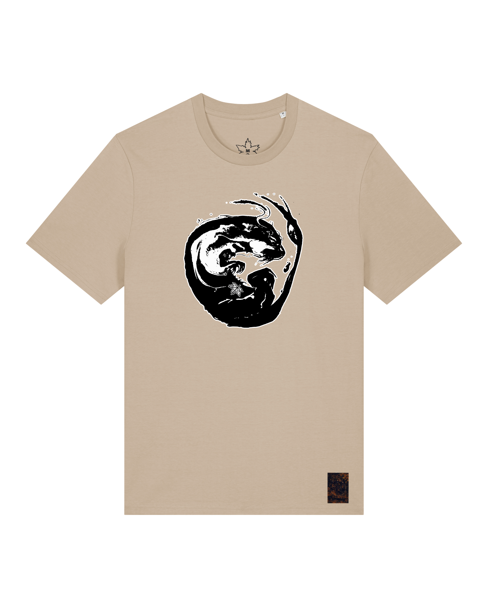 bio-unisex-medium fit-tshirt-alpha otter-sttu169-treibsand-front