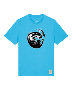 bio-unisex-medium fit-tshirt-alpha otter-sttu169-wasserblau-front