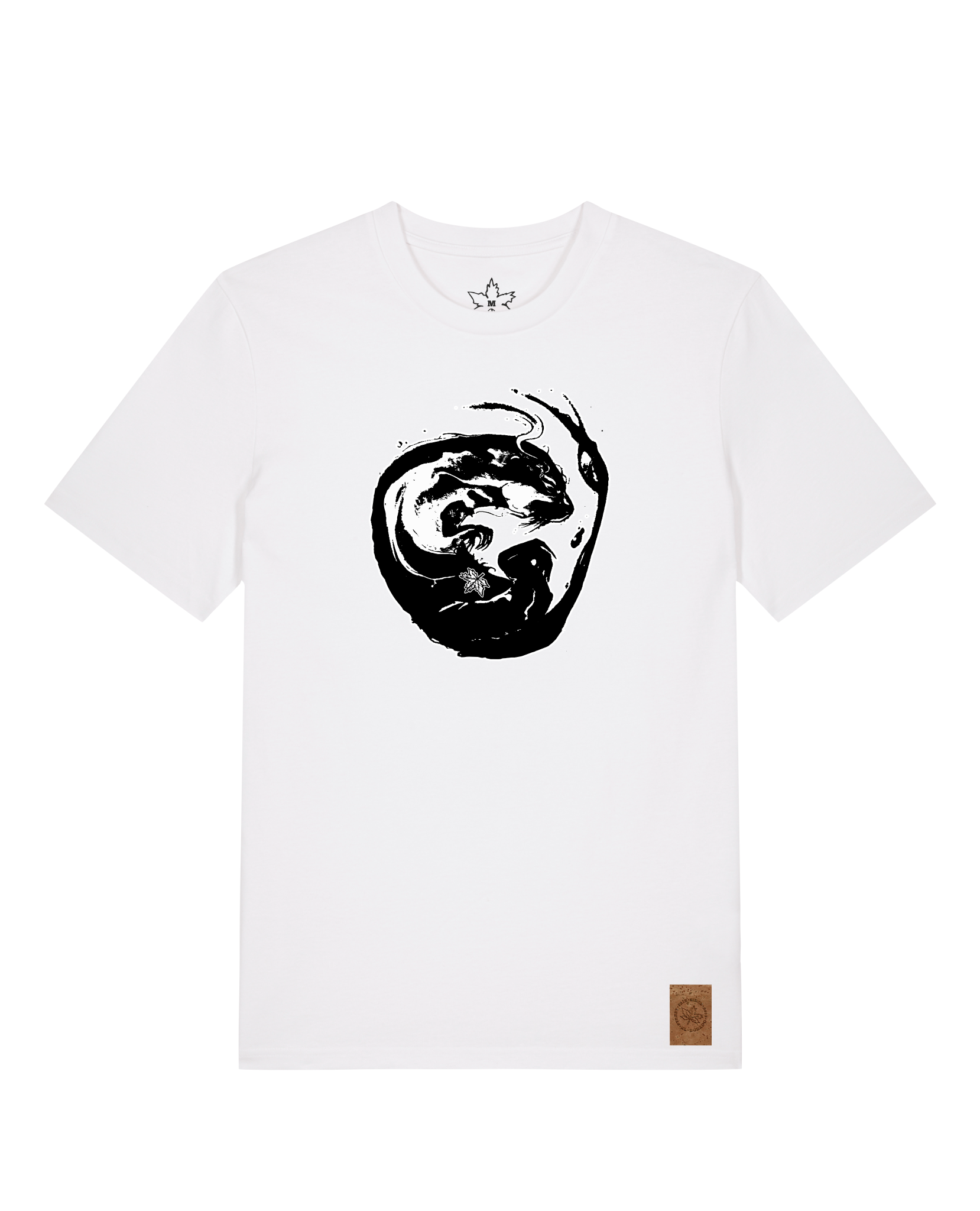 bio-unisex-medium fit-tshirt-alpha otter-sttu169-weiß-front