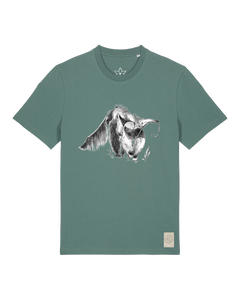 bio-unisex-medium fit-tshirt-ameisenbär-sttu169-blautanne-front