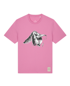 bio-unisex-medium fit-tshirt-ameisenbär-sttu169-kaugummi-front