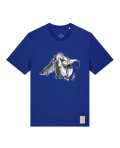 bio-unisex-medium fit-tshirt-ameisenbär-sttu169-kornblume-front