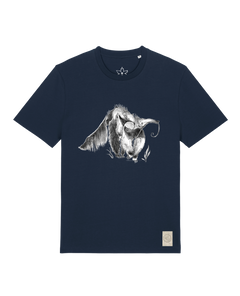 bio-unisex-medium fit-tshirt-ameisenbär-sttu169-marine-front