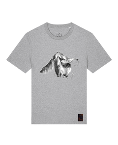 bio-unisex-medium fit-tshirt-ameisenbär-sttu169-mausgrau-front