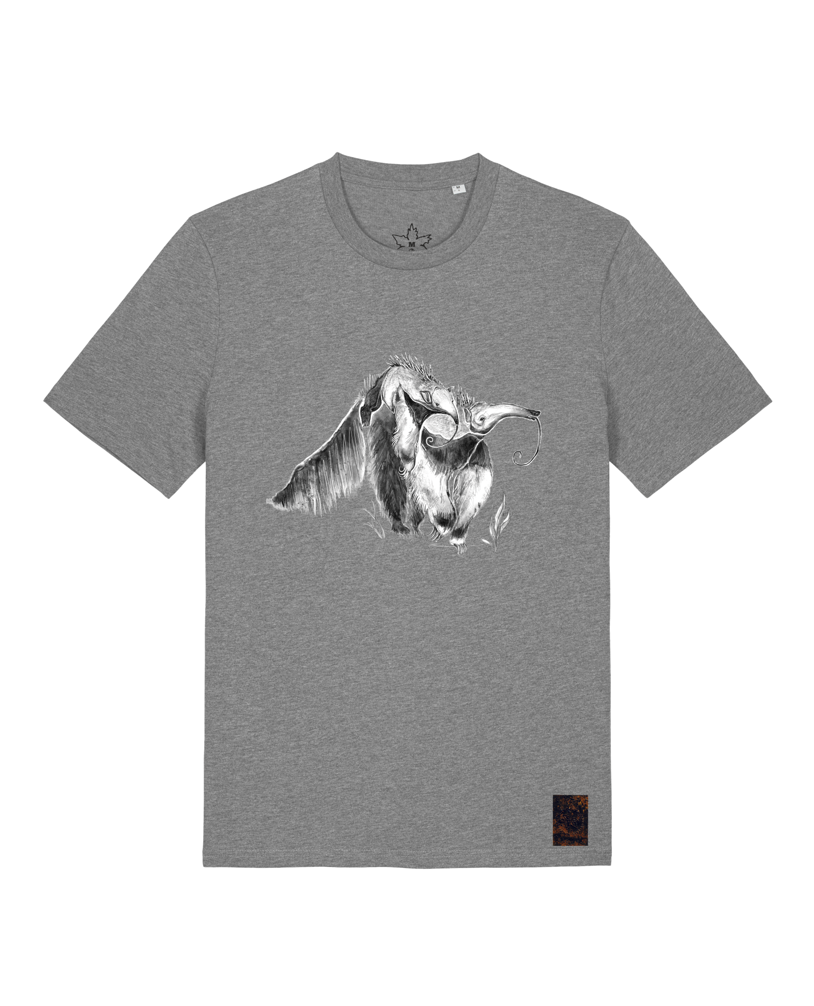 bio-unisex-medium fit-tshirt-ameisenbär-sttu169-opossum-front