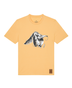 bio-unisex-medium fit-tshirt-ameisenbär-sttu169-senfkorn-front