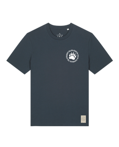 bio-unisex-medium fit-tshirt-arkadien's friend (backprint)-sttu169-blaubeernacht-front