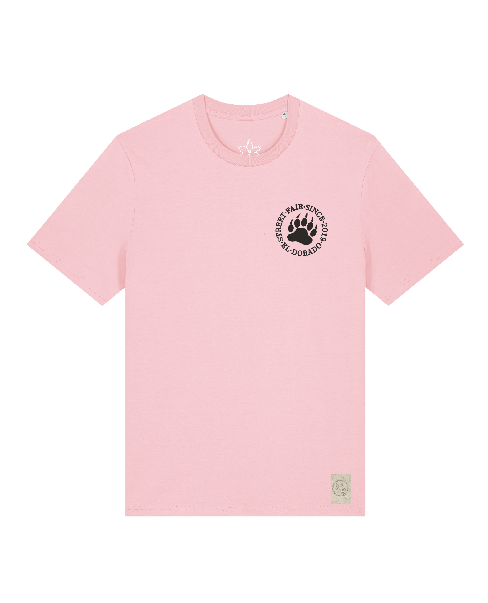 bio-unisex-medium fit-tshirt-arkadien's friend (backprint)-sttu169-flamingo-front